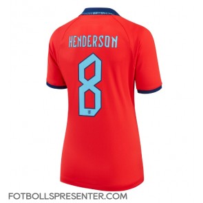 England Jordan Henderson #8 Borta Matchtröja Dam VM 2022 Kortärmad